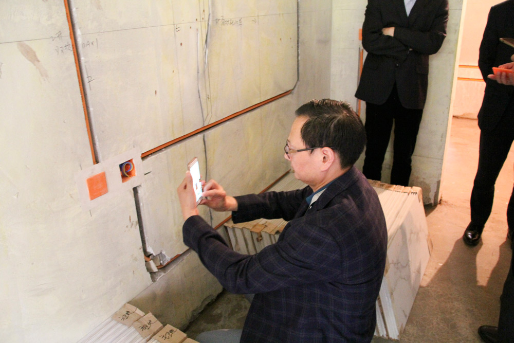 参观团赴林凤工地继续参观