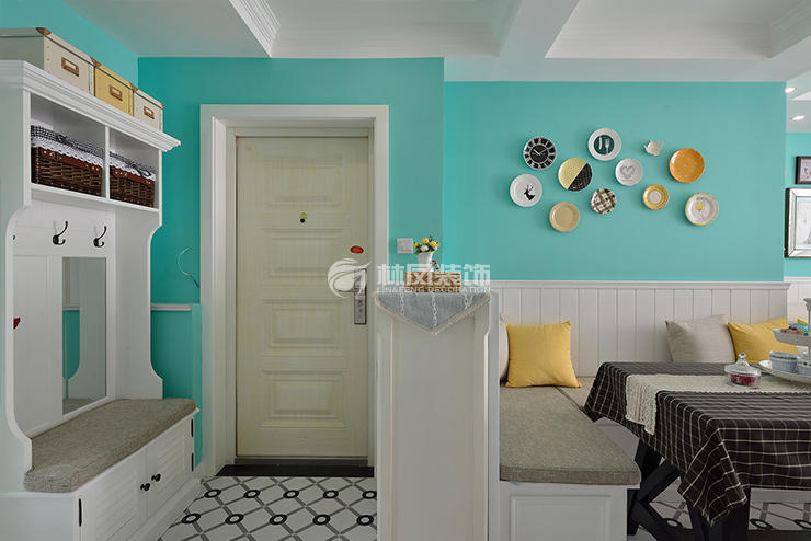 小户型餐厅卡座收纳装修效果图