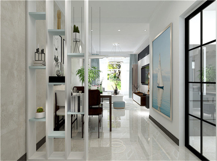 沈阳中海和平之门•棠颂113㎡进门见厅改造案例