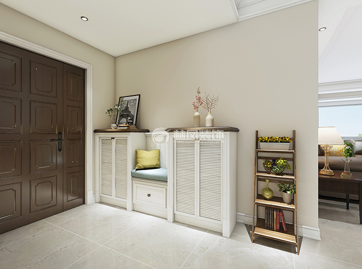 玄关区域狭小玄关柜装修设计案例