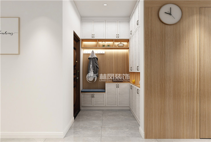 保利海德公园145㎡玄关装修效果图