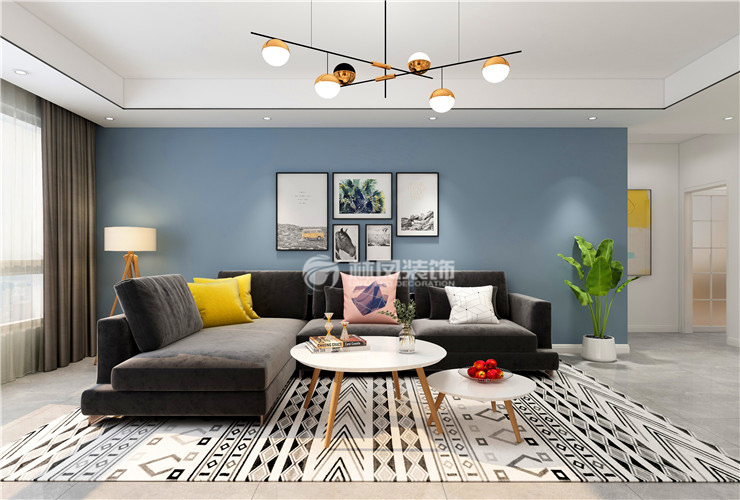 北欧风格客厅装修效果图