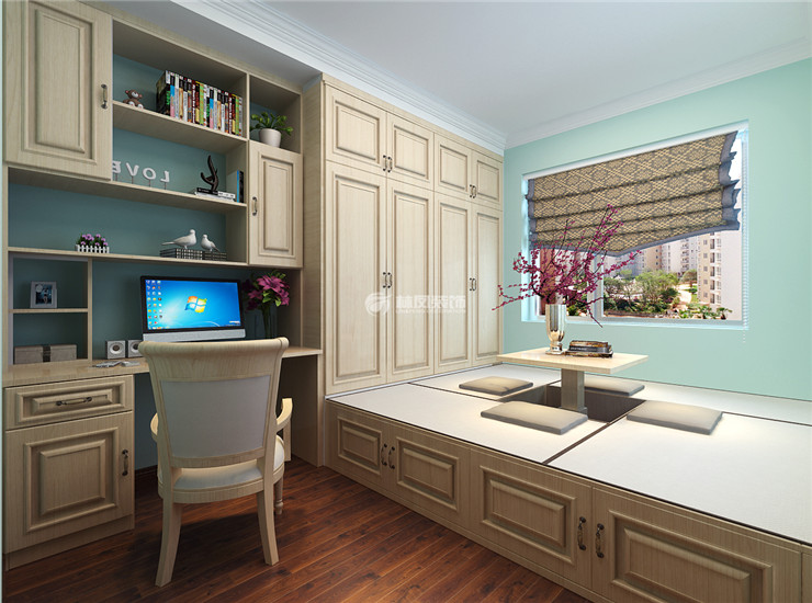 实木材质榻榻米设计装修效果图