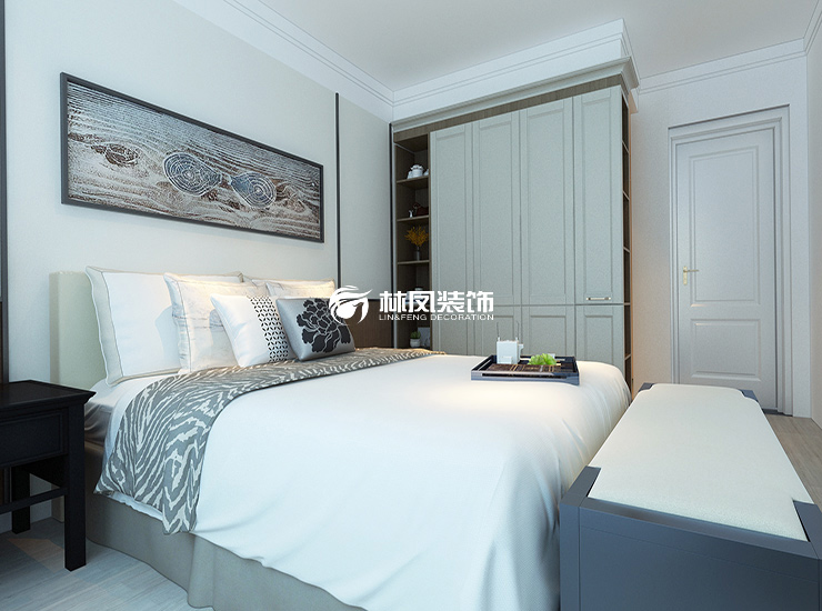卧室嵌入式衣柜设计装修效果图