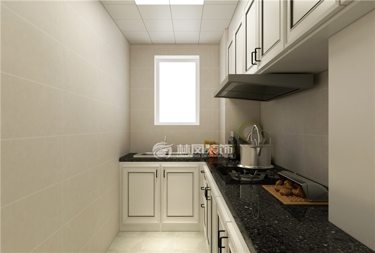 小厨房L型设计装修效果图