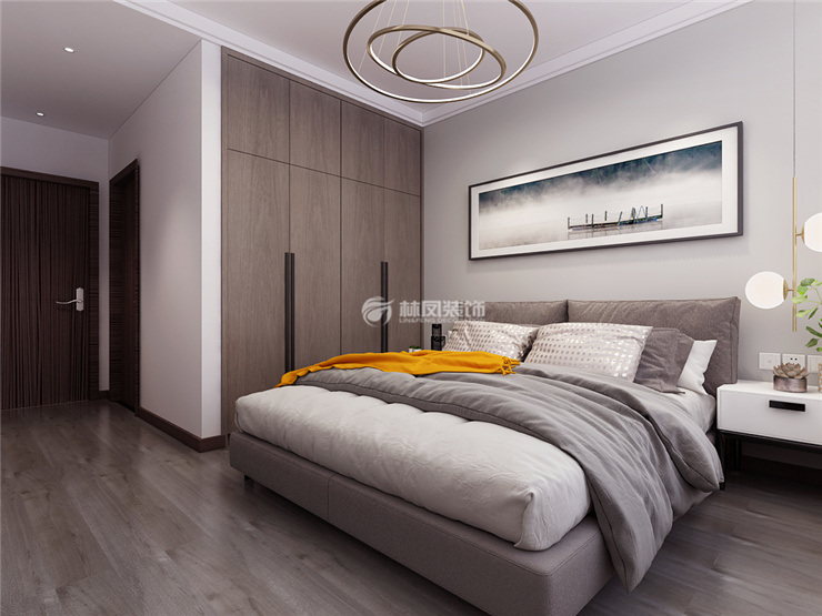 现代轻奢风格卧室装修效果图
