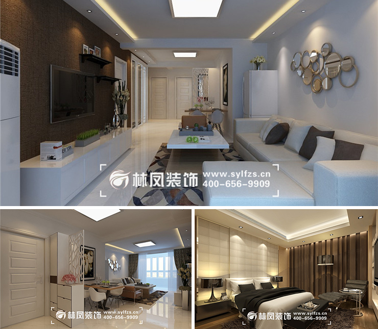 碧桂园珑悦119平现代风格装修效果图