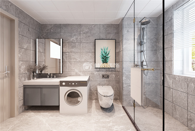 现代风格卫生间装修效果图