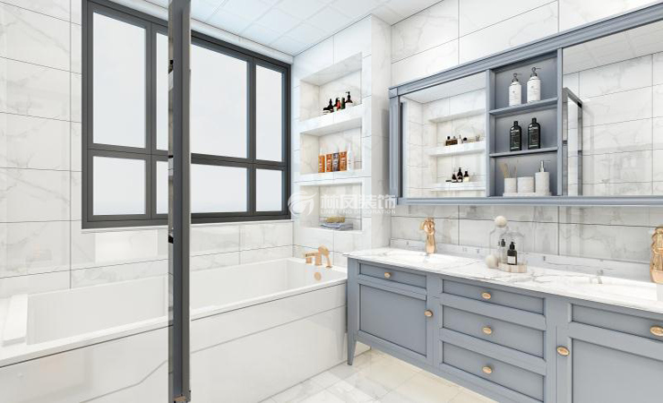 美式风格镜柜设计装修效果图