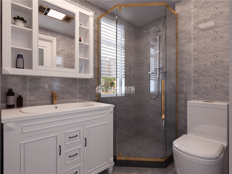 轻奢风格镜柜设计装修效果图