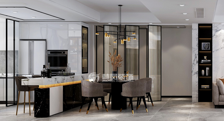 轻奢风格餐厅装修效果图