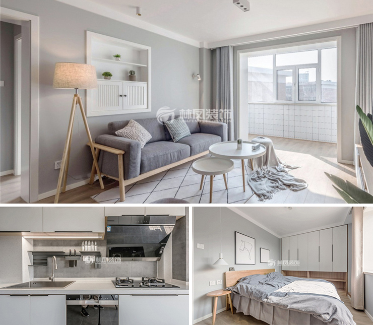 郡源•悦城 89平 北欧风格装修效果图