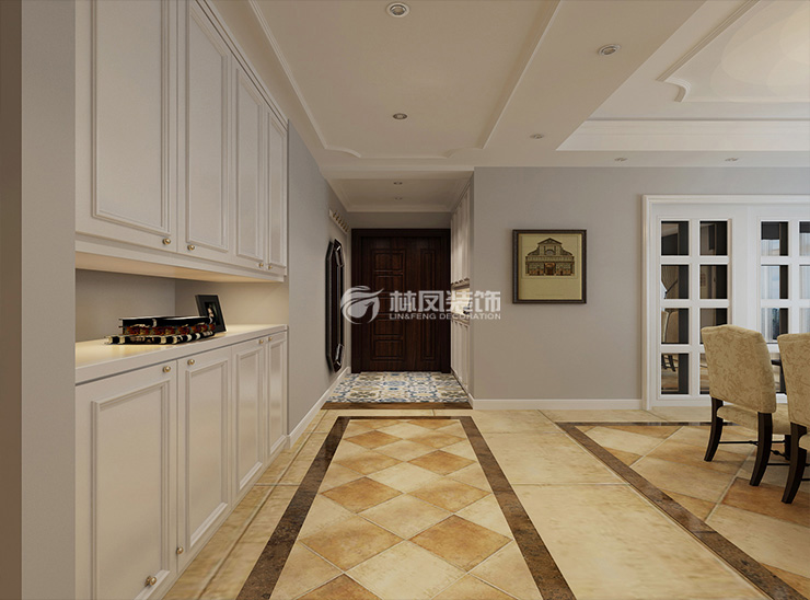 长廊型玄关装修效果图