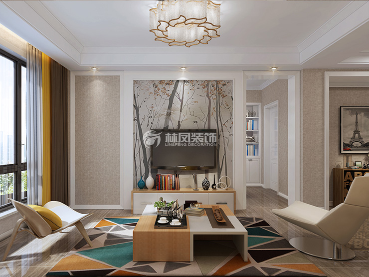 北欧风格客厅装修效果图