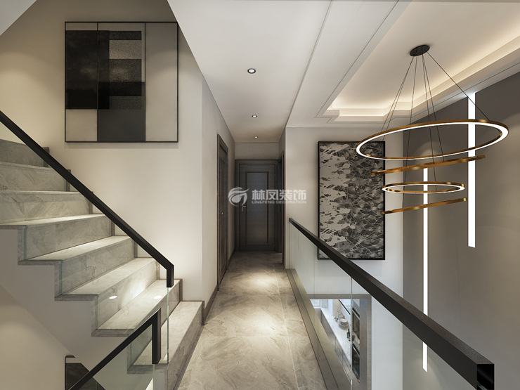 大理石在楼梯的应用