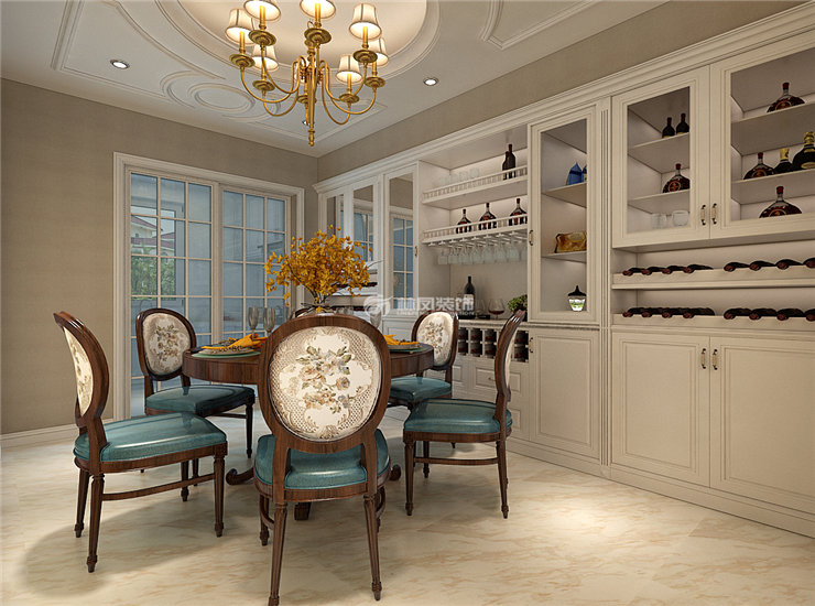 美式风格餐厅装修