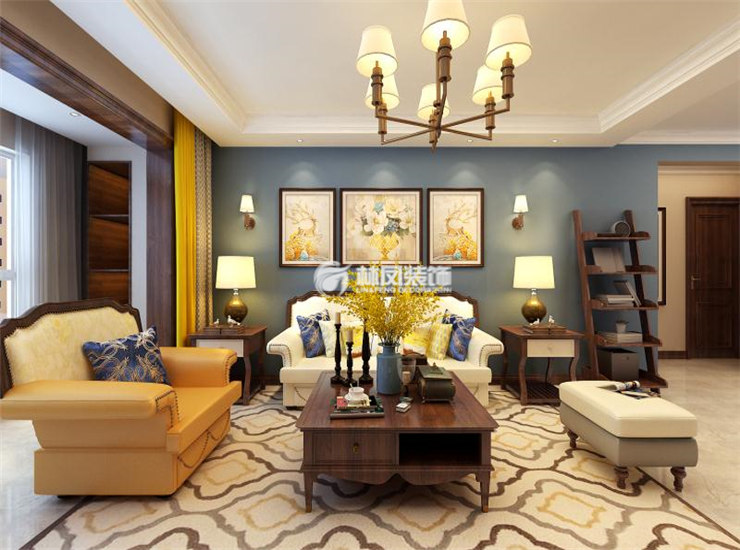 美式风格客厅装修