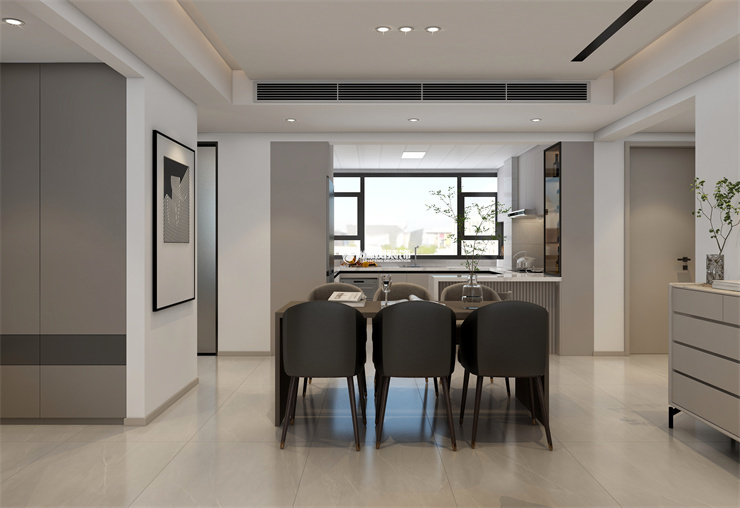 龙湖听蓝时光130平-现代风格-餐厅.jpg