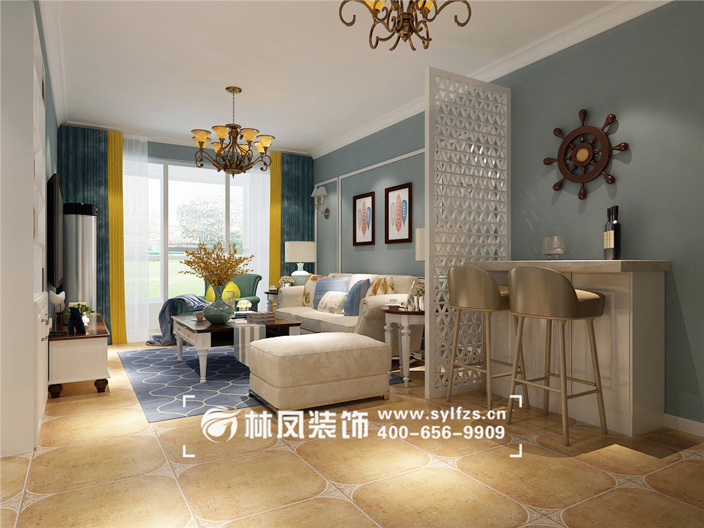 金地艺境-75平-美式风格-客厅.jpg