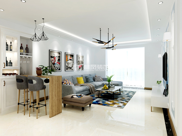 龙湖唐ONE-156平-北欧风格-客厅5.jpg