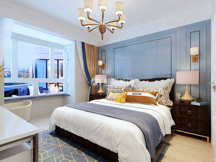 外滩三号-128平-简美风格-主卧室.jpg