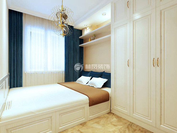 外滩三号-128平-简美风格-次卧室.jpg