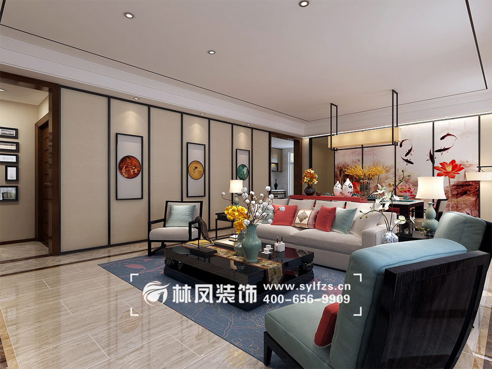 孙也-龙湖源著-120平-新中式风格-客厅3.jpg