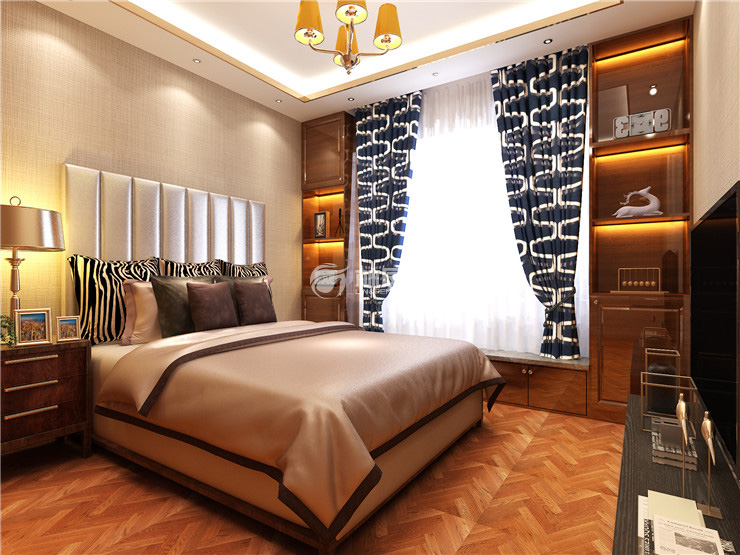 凤凰水城-130平-现代港式风格-卧室.jpg