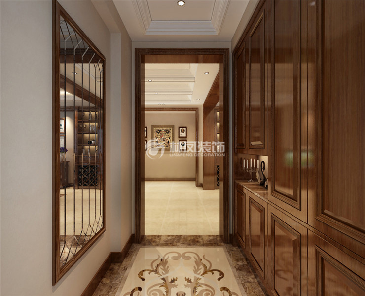 中粮隆玺域-186平-美式风格-玄关1.jpg