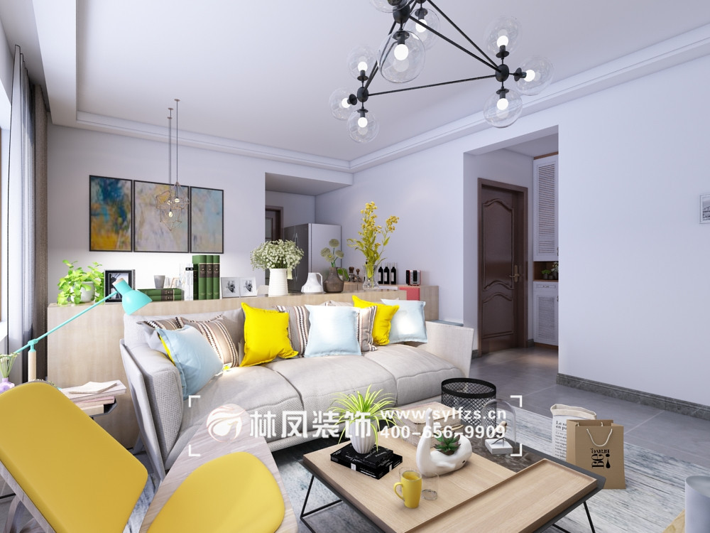 旭辉.东樾城-97平-北欧风格-客厅3.jpg