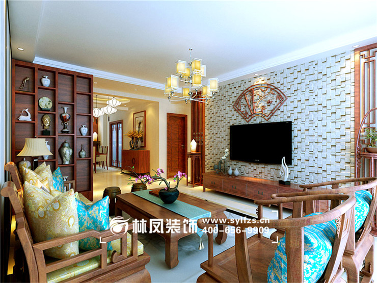 刘洪雷-金地檀府-155平-新中式风格客厅 (2).jpg
