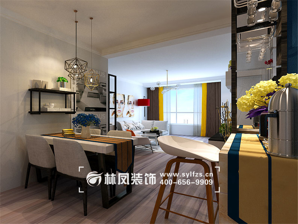 刘洪雷-龙湖花千树-100平-现代简约风格餐厅 (2).jpg