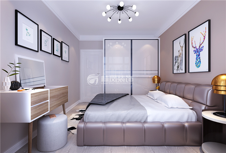 碧桂园繁华里-83㎡-北欧风格-主卧室.jpg