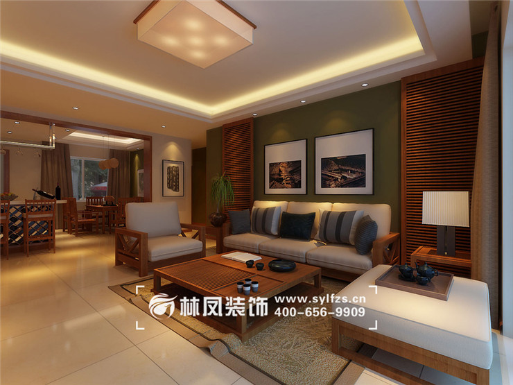 罗佳-远洋和平府现代中式 220㎡-客厅2.jpg