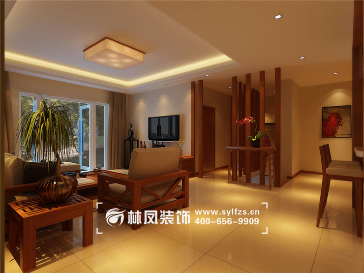 罗佳-远洋和平府现代中式 220㎡-客厅3.jpg