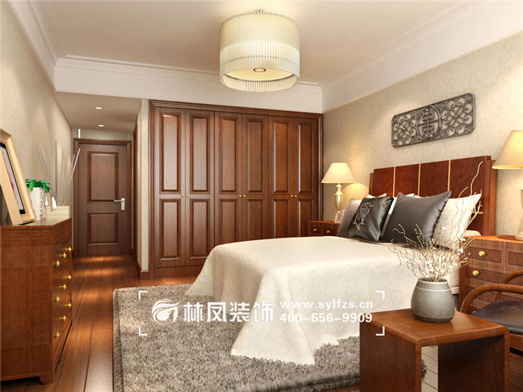 罗佳-远洋和平府现代中式 220㎡-主卧室.jpg