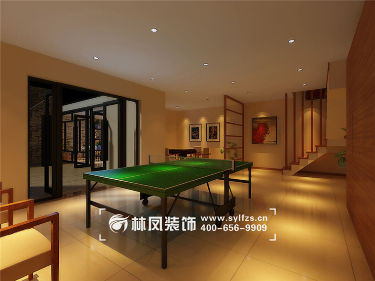 地下室休闲罗佳-远洋和平府现代中式 220㎡-厅.jpg