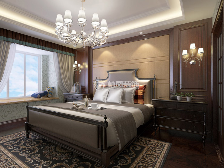 世茂五里河-210平-简中风格-主卧室.jpg