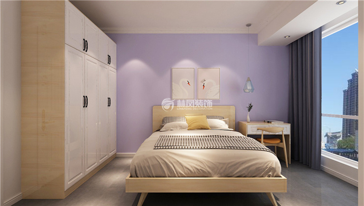 保利溪湖林语-88平-北欧风格-主卧室.jpg