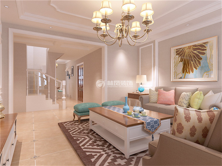 其仕和颂-170平-美式风格-客厅 (3).jpg