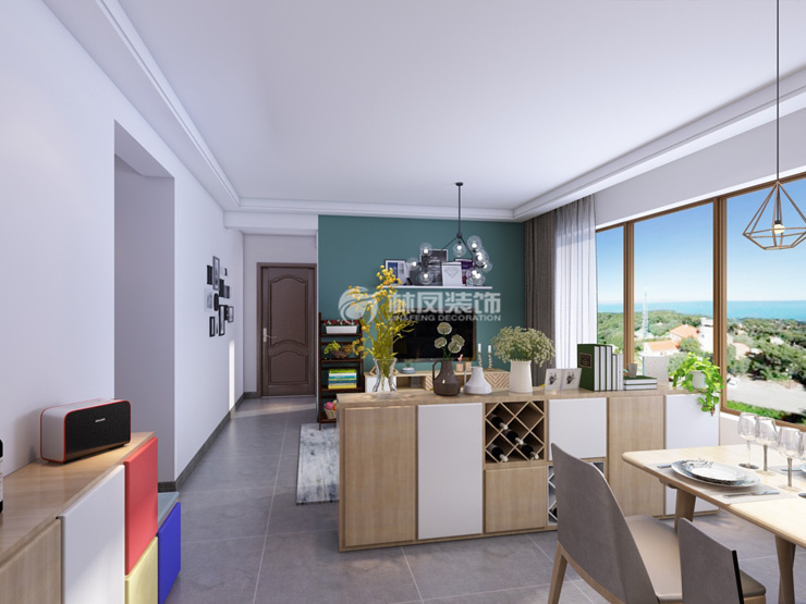 旭辉.东樾城-100平-北欧风格-餐厅.jpg