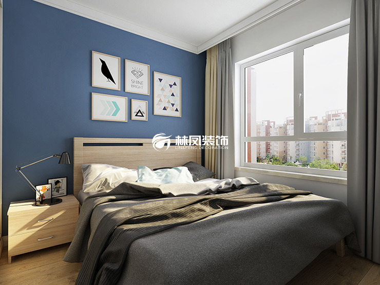 金地铁西檀府-90平-简美风格-主卧室.jpg