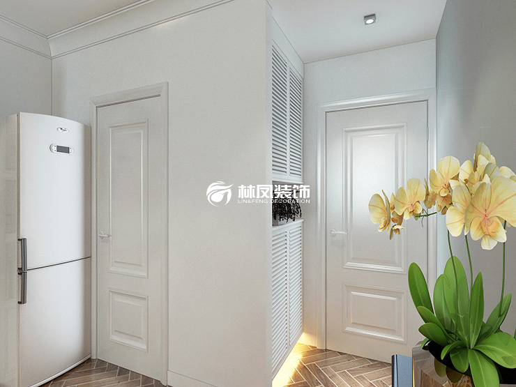 金地铁西檀府-90平-简美风格-门厅.jpg