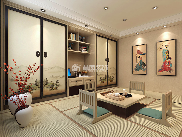 绿厦爵仕汇-97㎡-现代简约-榻榻米室.jpg