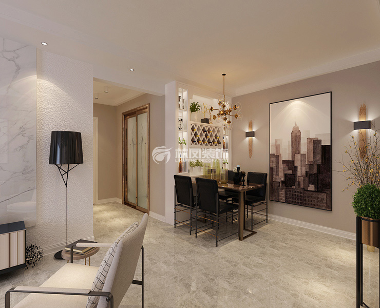 万科明天广场-110平-现代风格- 餐厅.jpg