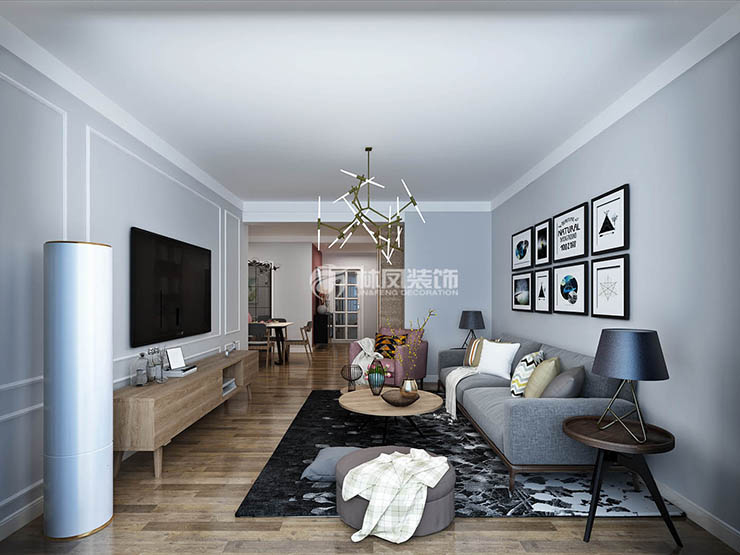 信达万科城-130平-北欧风格-客厅2.jpg