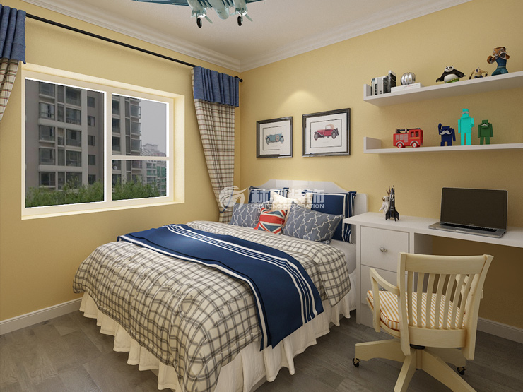 清河湾-137平-美式风格-儿童房3.jpg