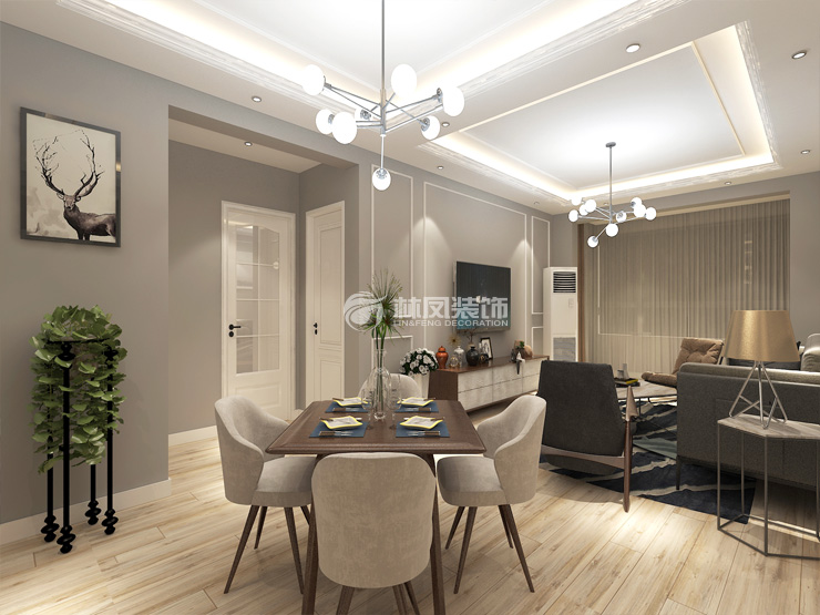 金辉优步湖畔-100平-北欧风格-餐厅1.jpg