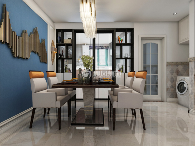 保利.紫荆公馆-123平-简欧风格-餐厅厨房.jpg
