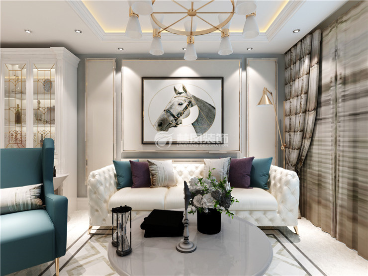 保利紫荆公馆-120平-轻奢风格-客厅 (3).jpg
